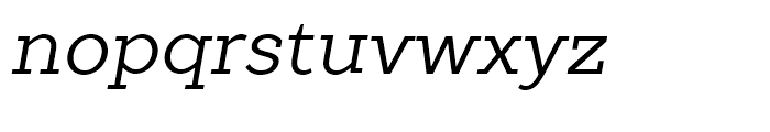 TT Slabs Italic Font LOWERCASE