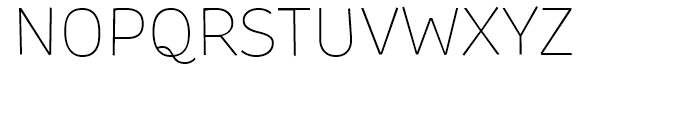 TT Souses Thin Font UPPERCASE