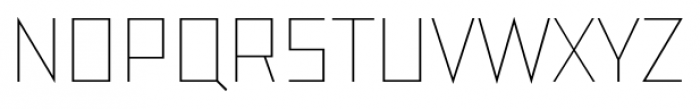 TT Bricks Thin Font UPPERCASE