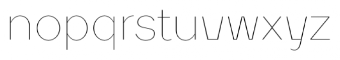 TT Firs Hairline Font LOWERCASE