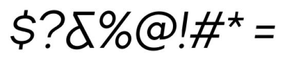 TT Firs Medium Italic Font OTHER CHARS