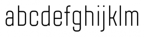 TT Lakes Compressed Light Font LOWERCASE
