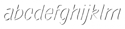 TT Marks Rough Shadow Light Font LOWERCASE