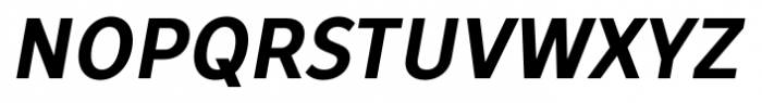 TT Prosto Sans Condensed Bold Italic Font UPPERCASE