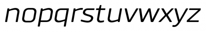 TT Russo Sans Italic Font LOWERCASE