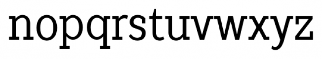 TT Slabs Condensed Regular Font LOWERCASE