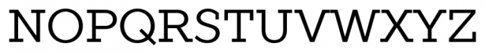 TT Slabs Regular Font UPPERCASE