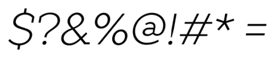 TT Slabs Thin Bold Italic Font OTHER CHARS