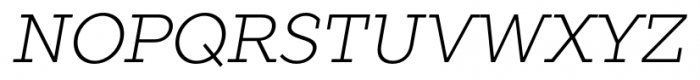 TT Slabs Thin Bold Italic Font UPPERCASE