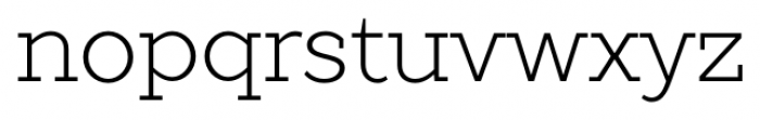 TT Slabs Thin Bold Font LOWERCASE