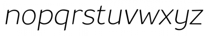TT Souses Thin Bold Italic Font LOWERCASE