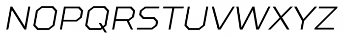 TT Squares Light Italic Font UPPERCASE