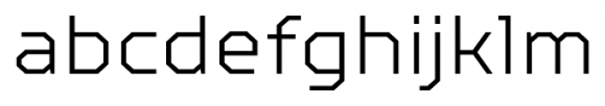 TT Squares Light Font LOWERCASE