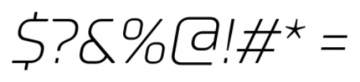 TT Supermolot Thin Bold Italic Font OTHER CHARS
