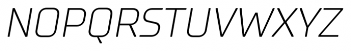 TT Supermolot Thin Bold Italic Font UPPERCASE