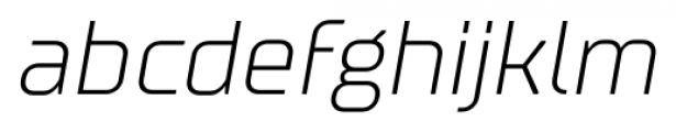 TT Supermolot Thin Bold Italic Font LOWERCASE