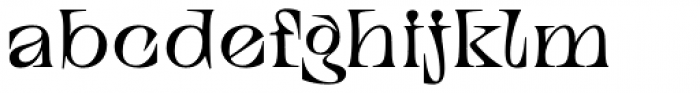 TT Alientz Serif Font LOWERCASE