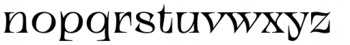 TT Alientz Serif Font LOWERCASE