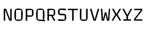TT Autonomous Variable Mono Roman Font UPPERCASE