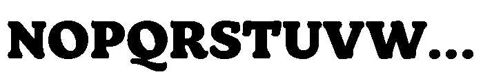 TT Bakers Black Font UPPERCASE