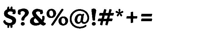TT Bakers Bold Font OTHER CHARS