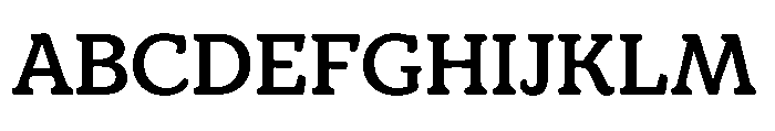 TT Bakers Demi Bold Font UPPERCASE