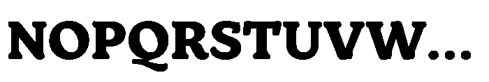 TT Bakers Extra Bold Font UPPERCASE