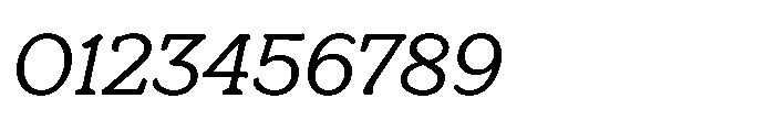 TT Bakers Italic Font OTHER CHARS