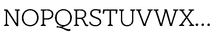 TT Bakers Light Font UPPERCASE