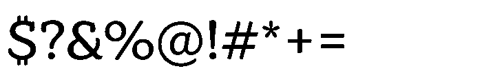 TT Bakers Medium Font OTHER CHARS