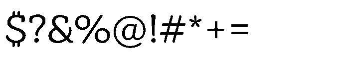 TT Bakers Regular Font OTHER CHARS