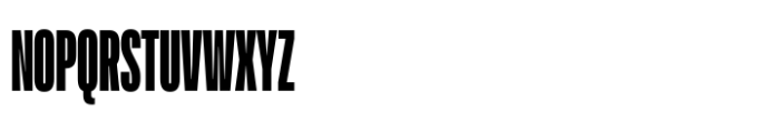 TT Bluescreens Condensed ExtraBold Font UPPERCASE