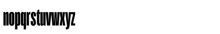 TT Bluescreens Condensed ExtraBold Font LOWERCASE