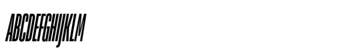 TT Bluescreens Condensed Medium Italic Font