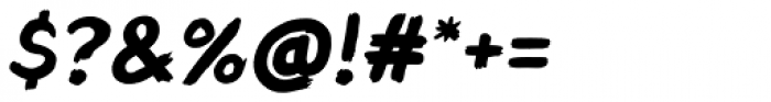 TT Blushes Bold Italic Font OTHER CHARS