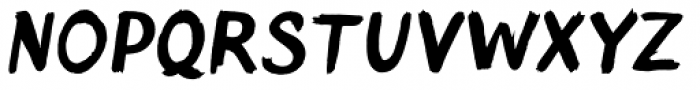 TT Blushes Bold Italic Font UPPERCASE