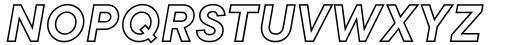 TT Commons Bold Outline Italic Font UPPERCASE