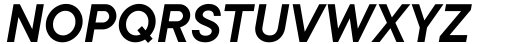 TT Commons Classic DemiBold Italic Font UPPERCASE