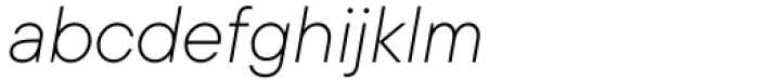 TT Commons Classic ExtraLight Italic Font LOWERCASE