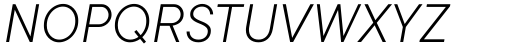 TT Commons Classic Light Italic Font UPPERCASE