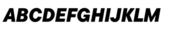 TT Commons Pro Compact Black Italic Font UPPERCASE