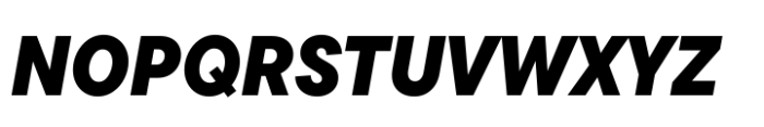 TT Commons Pro Compact Black Italic Font UPPERCASE