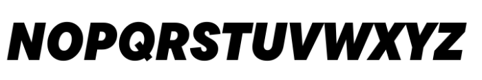 TT Commons Pro Compact ExtraBlack Italic Font UPPERCASE