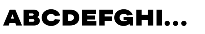 TT Commons Pro Expanded ExtraBlack Font UPPERCASE