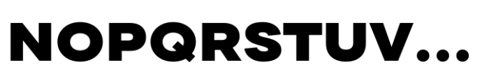 TT Commons Pro Expanded ExtraBlack Font UPPERCASE