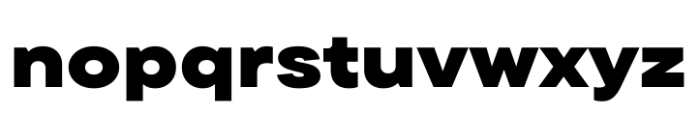TT Commons Pro Expanded ExtraBlack Font LOWERCASE