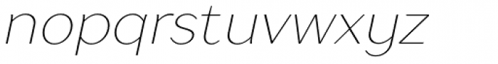 TT Drugs Thin Italic Font LOWERCASE
