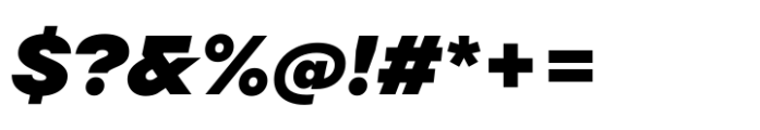 TT Firs Neue ExtraBlack Italic Font OTHER CHARS