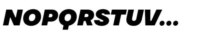 TT Firs Neue ExtraBlack Italic Font UPPERCASE