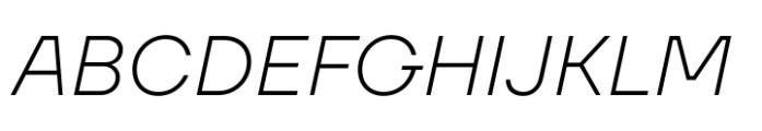 TT Firs Neue Light Italic Font UPPERCASE